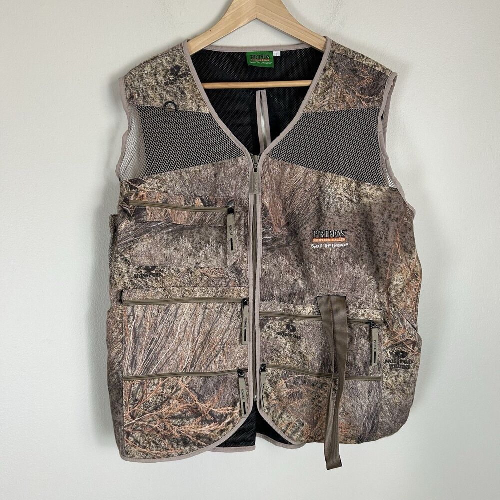 Primos Predators Vest Brush Camo Hunting Gear Signature Series SIZE L Men’s